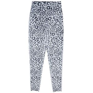 Offline Aerie Goals Highrise 7/8 Leopard Workout Legging, White Gray Black, XS